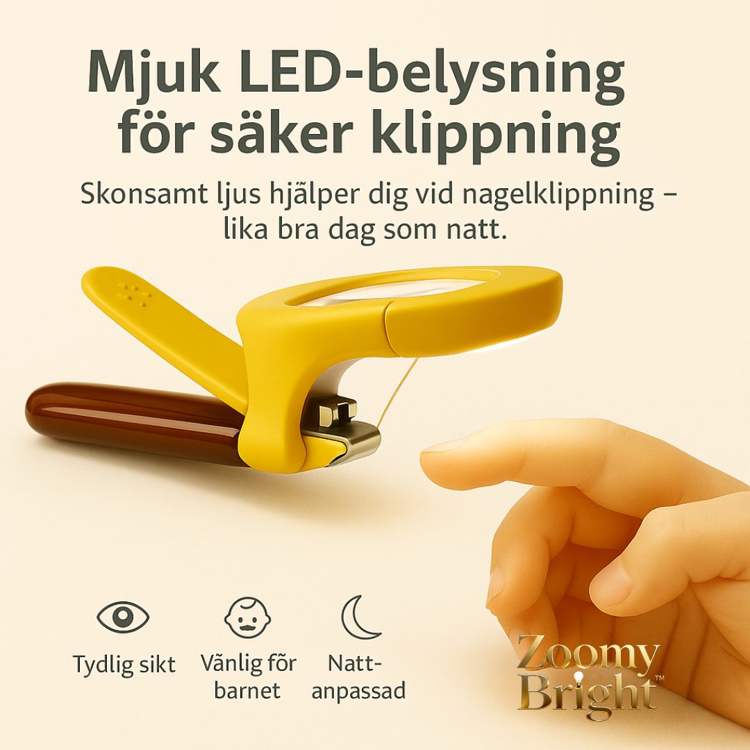 Zoomy Bright™ LED Nail Clipper